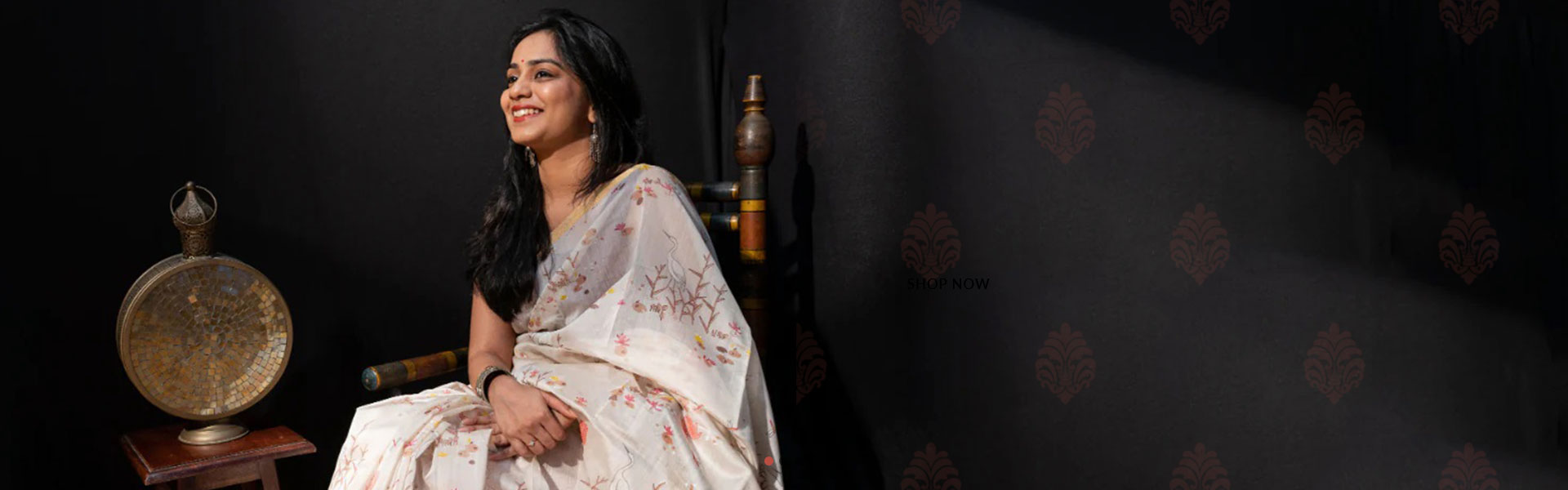 Image of a Smiling Woman Displayed on the Homepage Banner